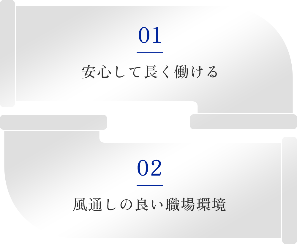 安心して長く働ける